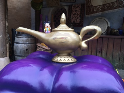Genie's lamp in Adventureland